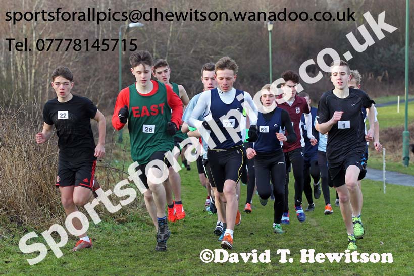 Northumberland Schools Cross Country, Temple Park, South Shields. Photo: David T. Hewitson/Sports for All Pics